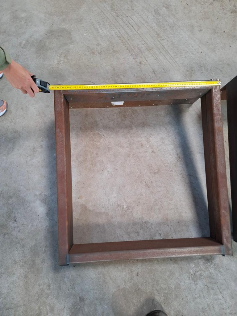Stalen tafelpoten, Ophalen, Rond, 50 tot 100 cm, 50 tot 100 cm