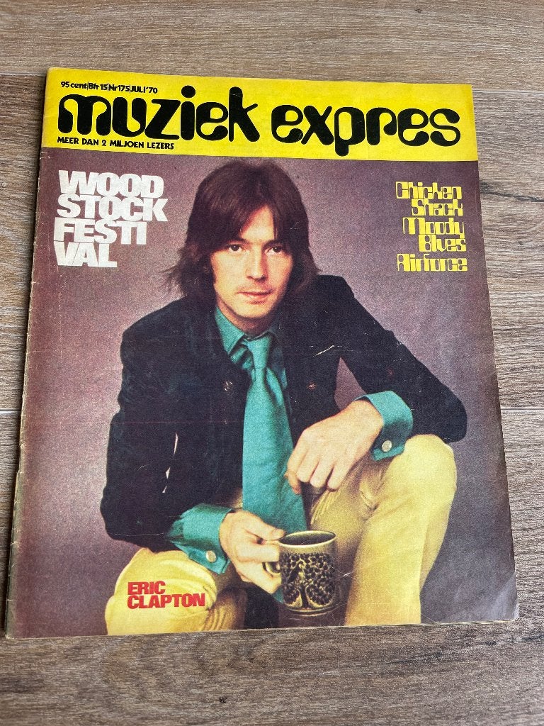 Muziek Expres 1970 Woodstock festival/Cuby & The Blizzards, Verzamelen, Ophalen of Verzenden, Gebruikt, Boek, Tijdschrift of Artikel