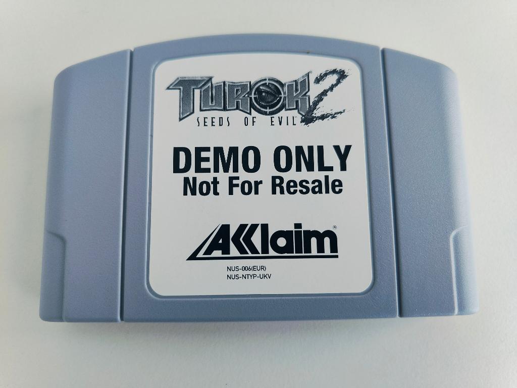 Turok 2 Seeds Of Evil Demo NFS Nintendo 64 N64 UKV EUR, Nintendo, Nintendo, Nintendo, 1 speler