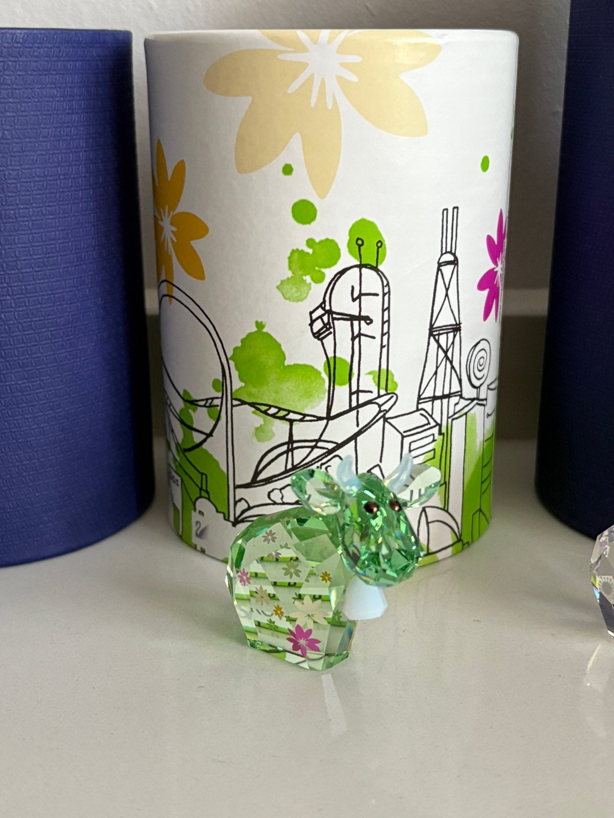 Swarovski flower Mo, Ophalen of Verzenden, Zo goed als nieuw, Figuurtje
