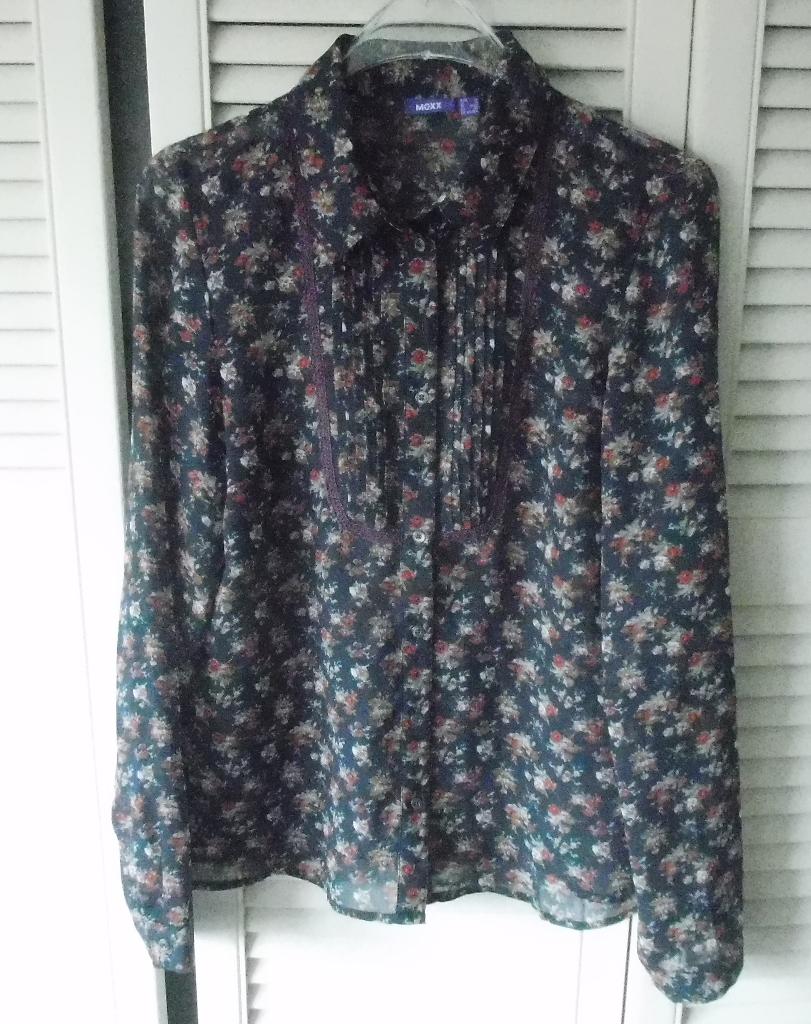 gebloemde blouse Mexx maat 36, Mexx, Blauw, Ophalen of Verzenden, Zo goed als nieuw