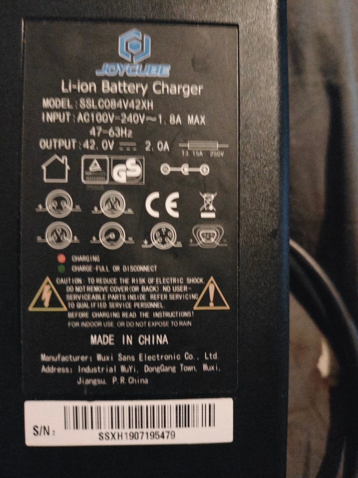 Joycube Li-ion Batterijlader SSL084V42XH