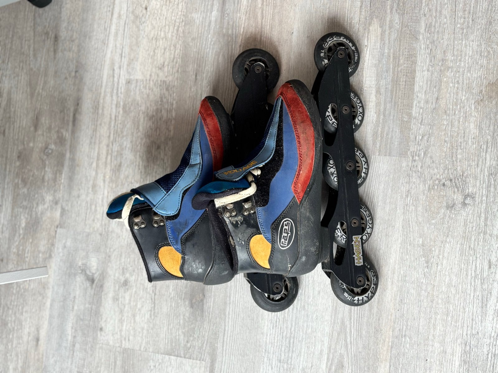 Raps skeelers - Maat 42, Gebruikt, Ophalen of Verzenden, Inline skates 4 wielen, Heren