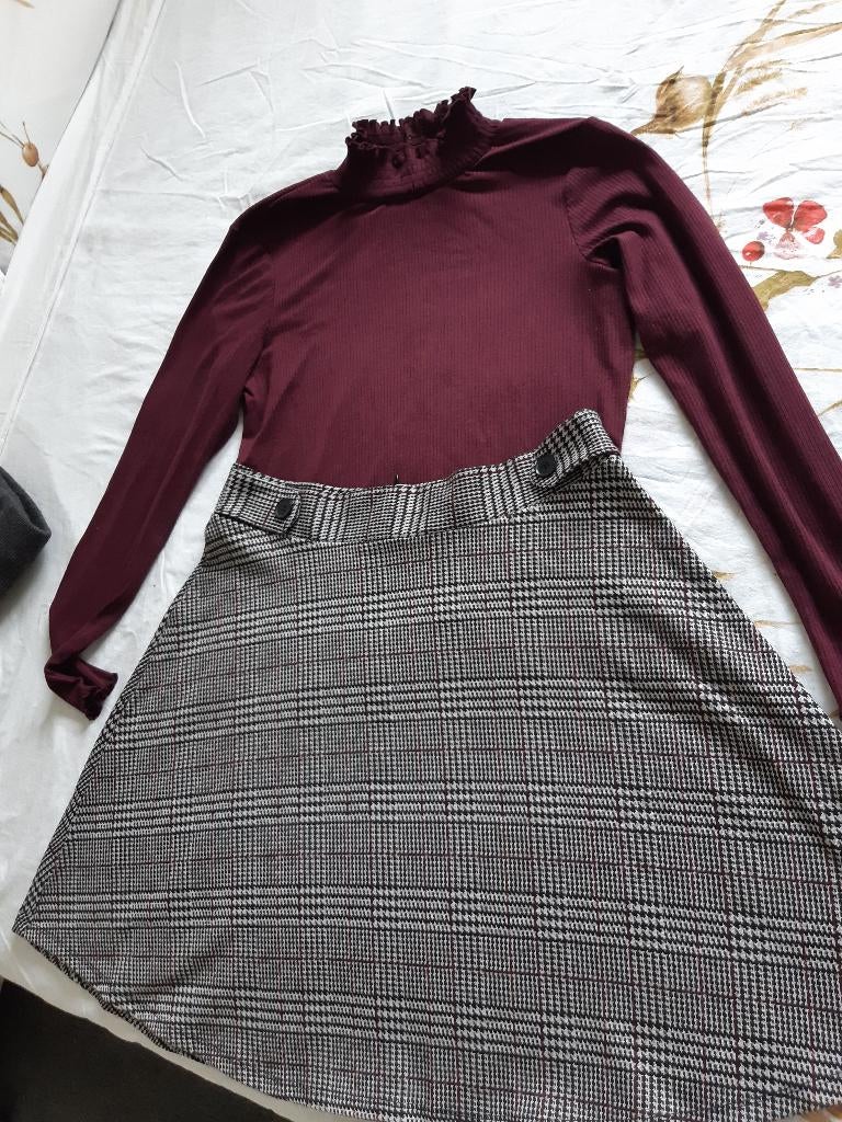 Esprit klokkenrok met bijpassende truitje, Maat 38/40 (M), Overige kleuren, Ophalen of Verzenden, Zo goed als nieuw