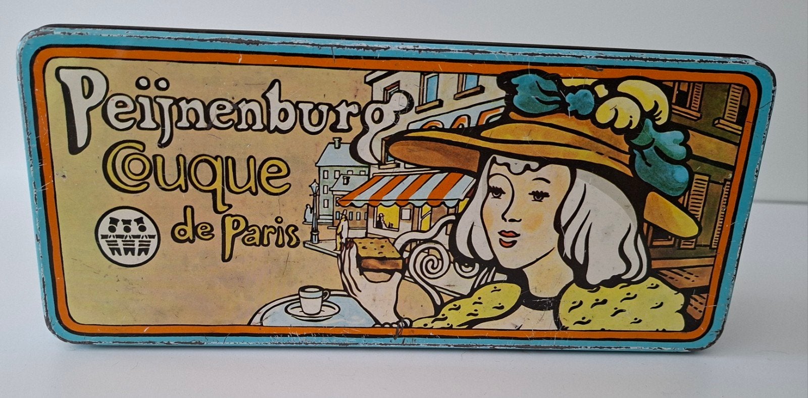 Vintage Peijnenburg Cuque de Paris blik., Verzamelen, Blikken, Ophalen of Verzenden, Gebruikt, Overige