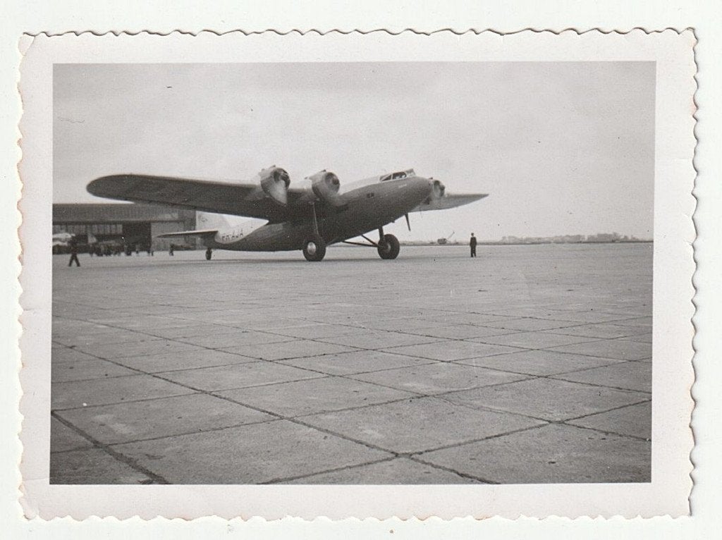 Foto Fokker F-36 PH-AJA Arend 1938 KLM, Gebruikt, Verzenden, Kaart, Foto of Prent, X