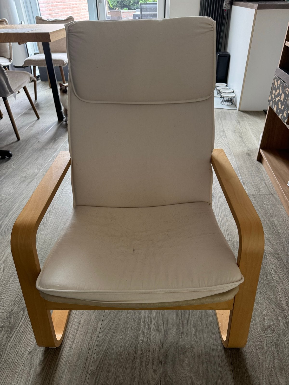 Gebruikte IKEA Poang stoel, Huis en Inrichting, Stoelen, Ophalen, Gebruikt, Overige kleuren, Eén
