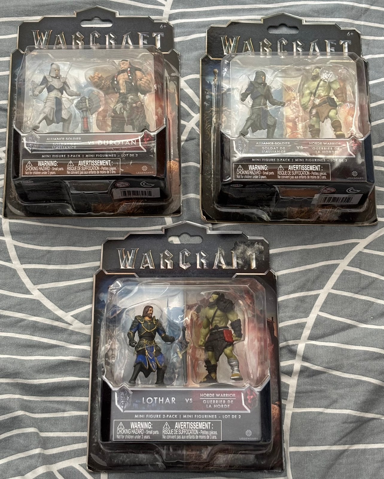 3 verschillende 2-packs van Warcraft actiefiguren. Nieuw!, Ophalen of Verzenden, Nieuw