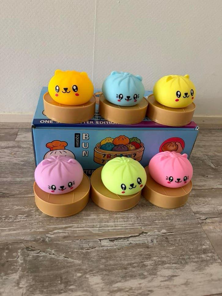 ‼️goedkoopste‼️ Squishy Bun Dumplings: Normaal en Glitter, Kinderen en Baby's, Speelgoed | Overig, Jongen of Meisje, Nieuw, Ophalen of Verzenden