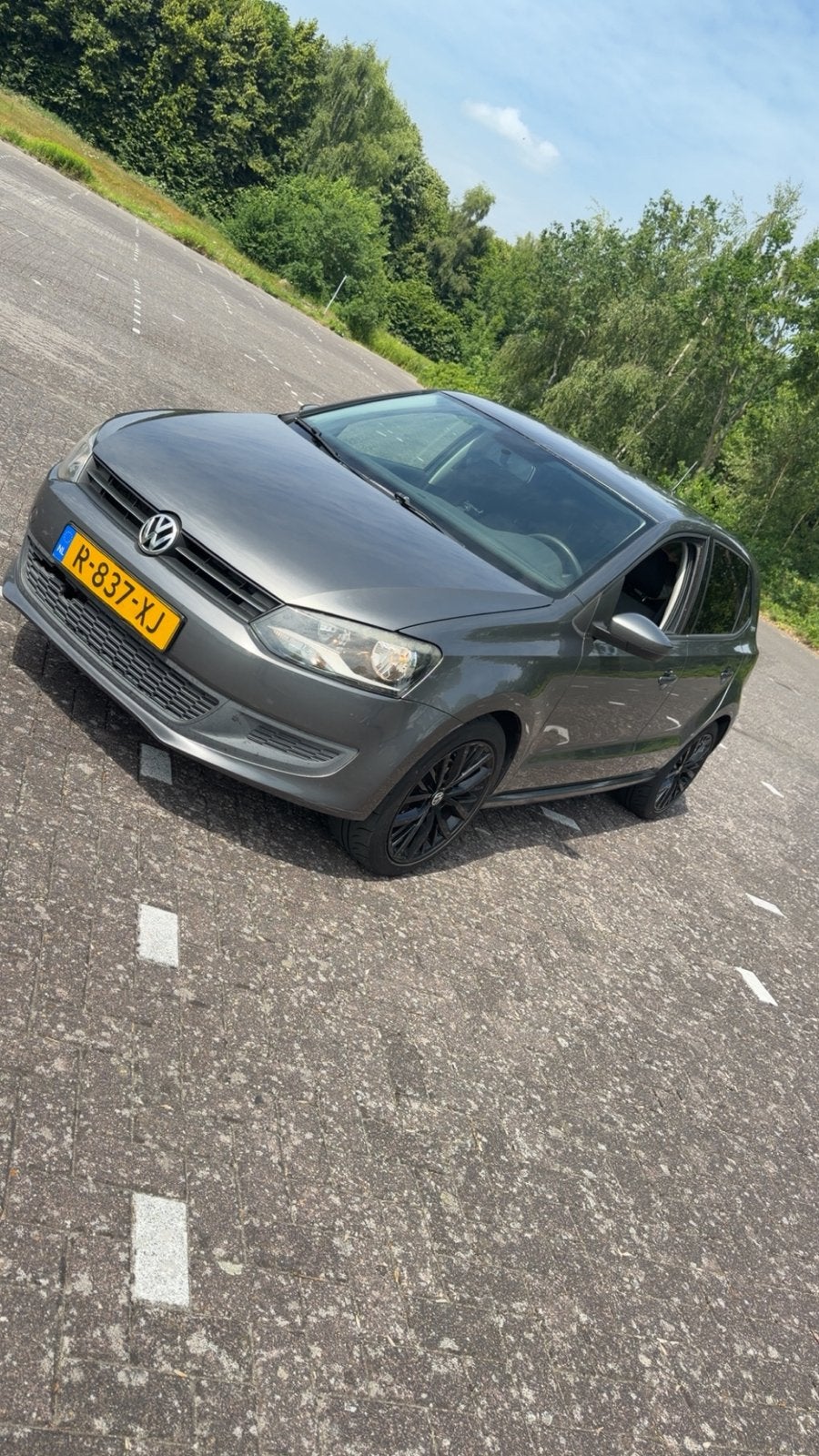 Volkswagen Polo 1.2 51KW 2009 Grijs, Voorwielaandrijving, 967 kg, 40 €/maand, 1198 cc