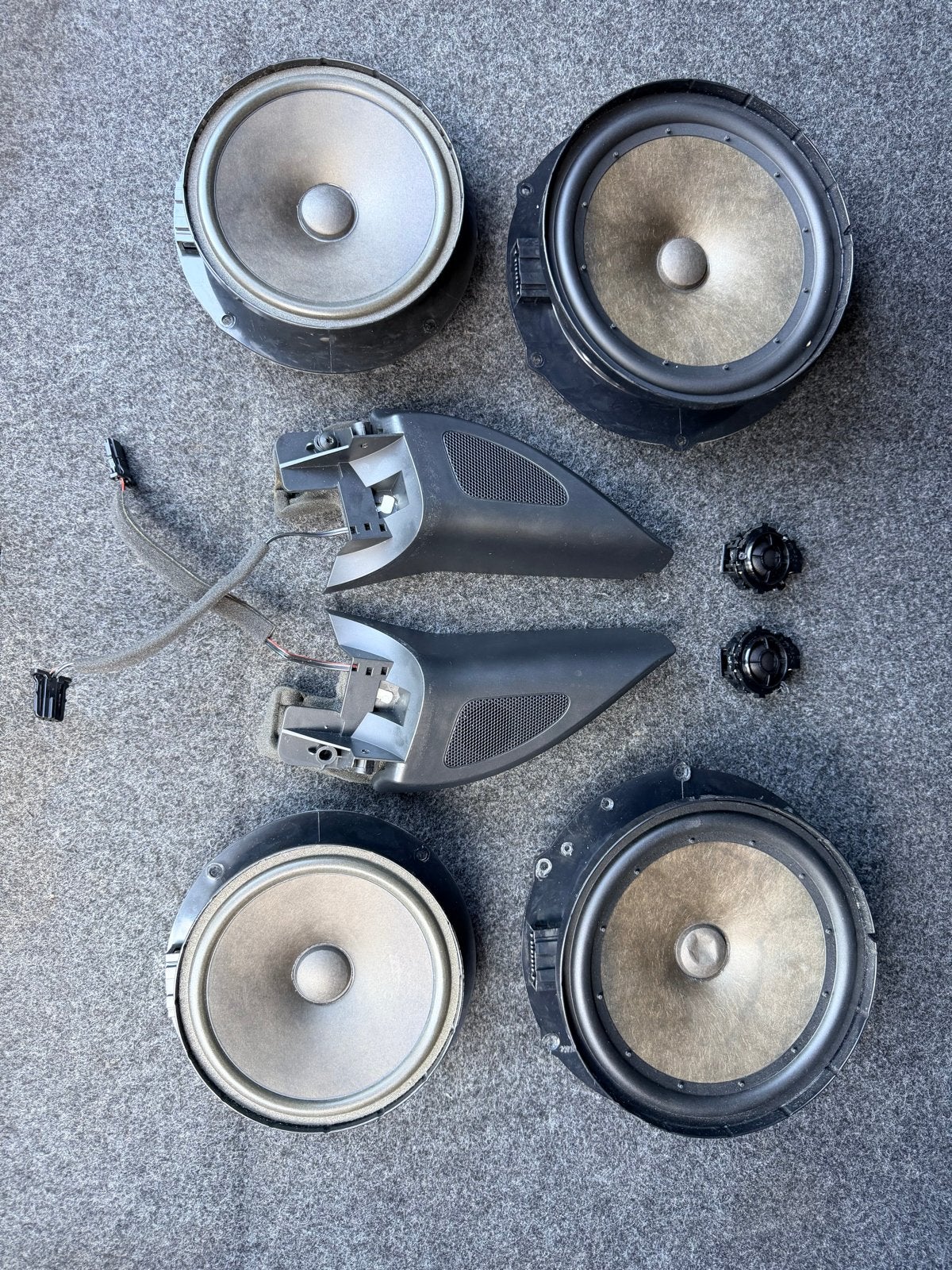 Originele VW Golf 5 GT speakers (3-deurs), Auto diversen, Autoradio's, Ophalen of Verzenden, Gebruikt
