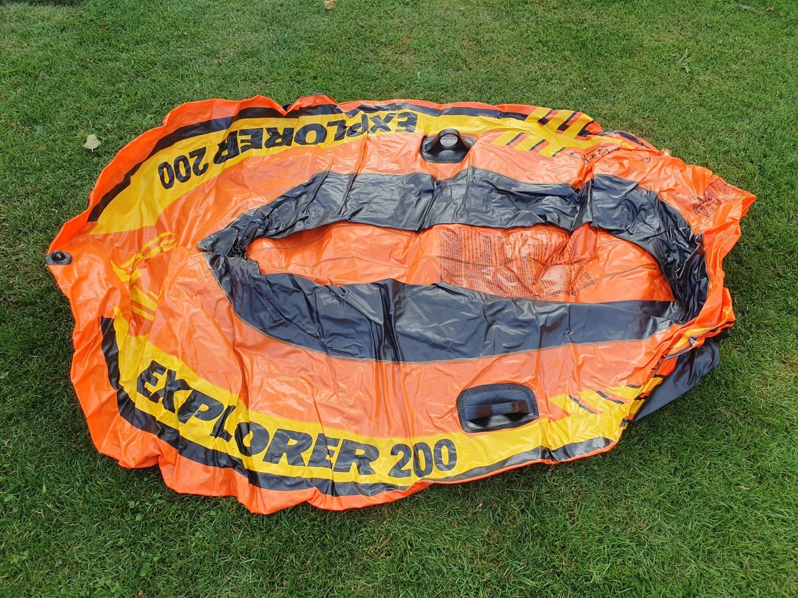 Opblaas speelgoed boot roeiboot Explorer 200, Ophalen, Gebruikt