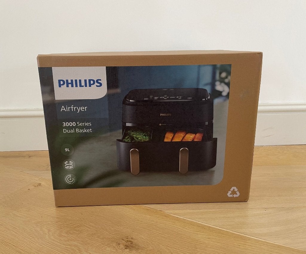 Philips Airfryer Dual Basket 9L, Ophalen of Verzenden, Nieuw, Airfryer, 1500 gram of meer