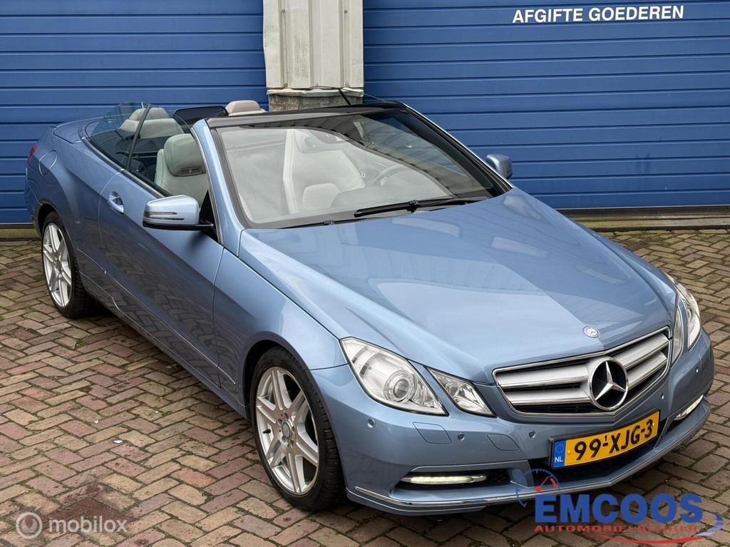 Mercedes E-klasse Cabrio 200 CGI Avantgarde * Airco * Cruise, Auto's, Mercedes-Benz, Euro 5, Achterwielaandrijving, 4 cilinders