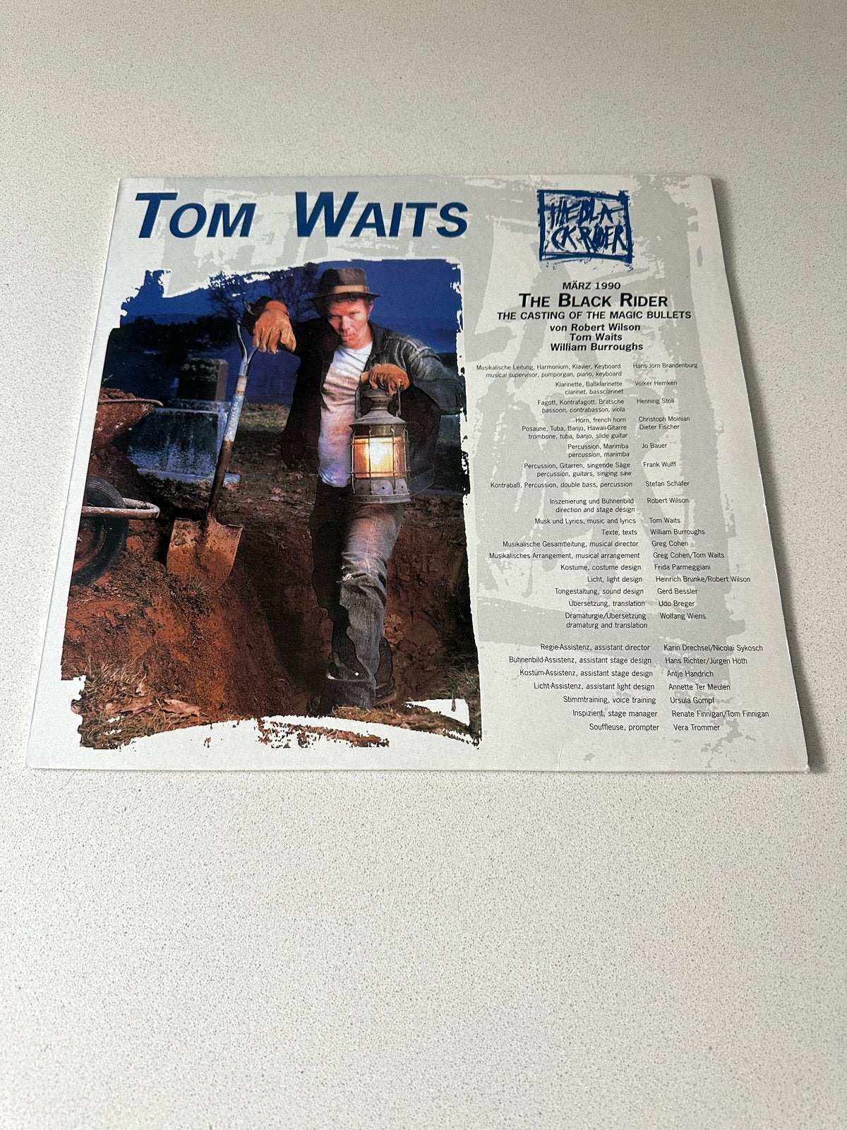 Tom Waits - The Black Rider LP (1993), Cd's en Dvd's, LP, Overige genres, Ophalen of Verzenden, Zo goed als nieuw