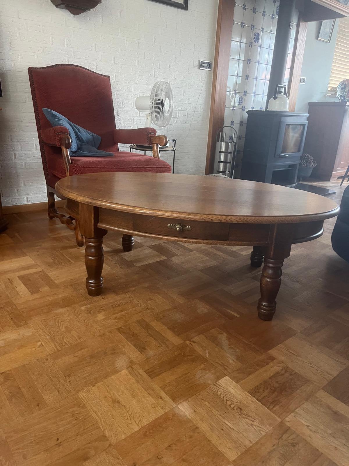 Houten salontafel, Antiek en Kunst, Ophalen