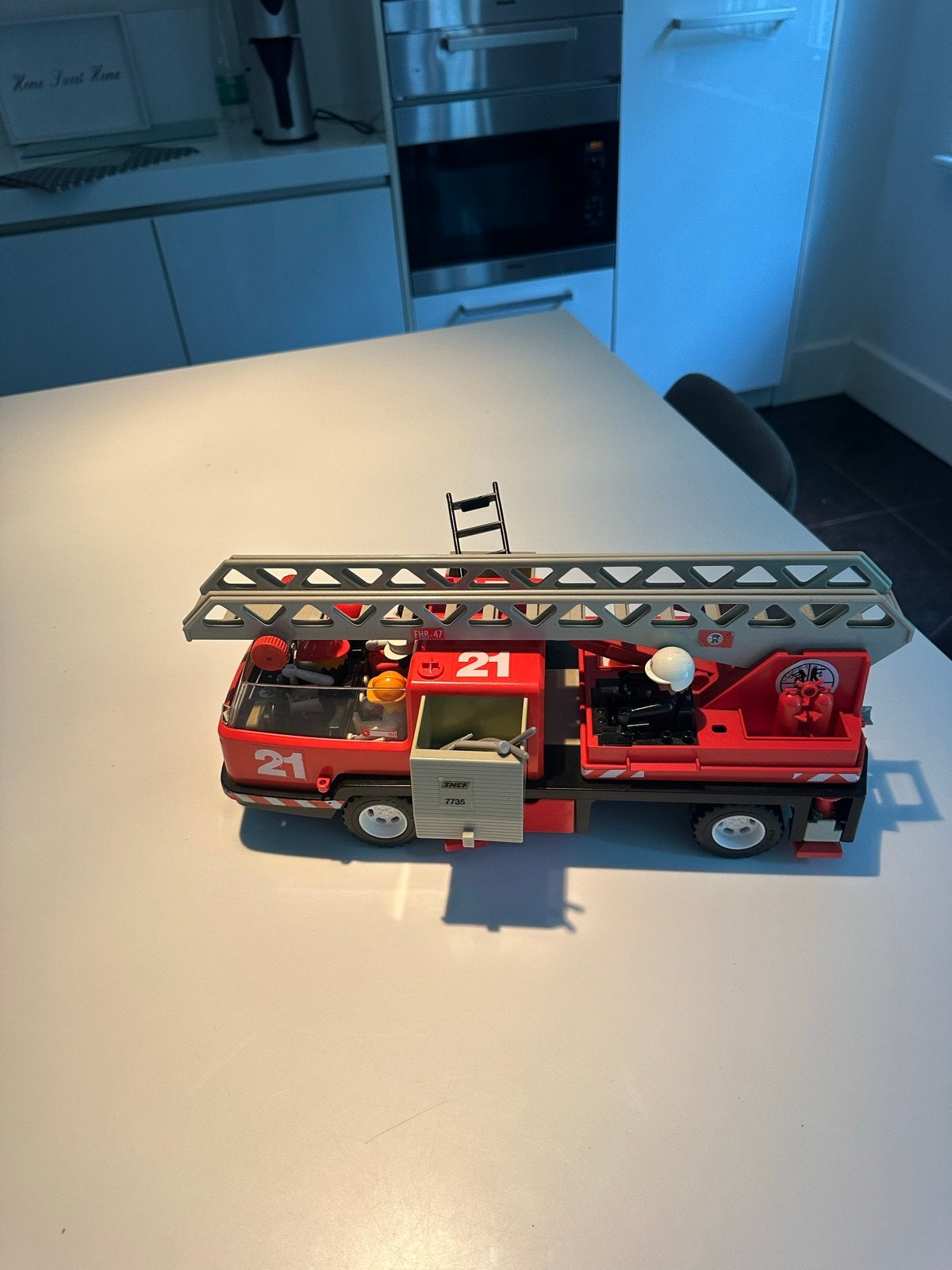 Playmobil Brandweerwagen met uitschuifbare ladder, Kinderen en Baby's, Speelgoed | Playmobil, Gebruikt, Complete set, Voertuig