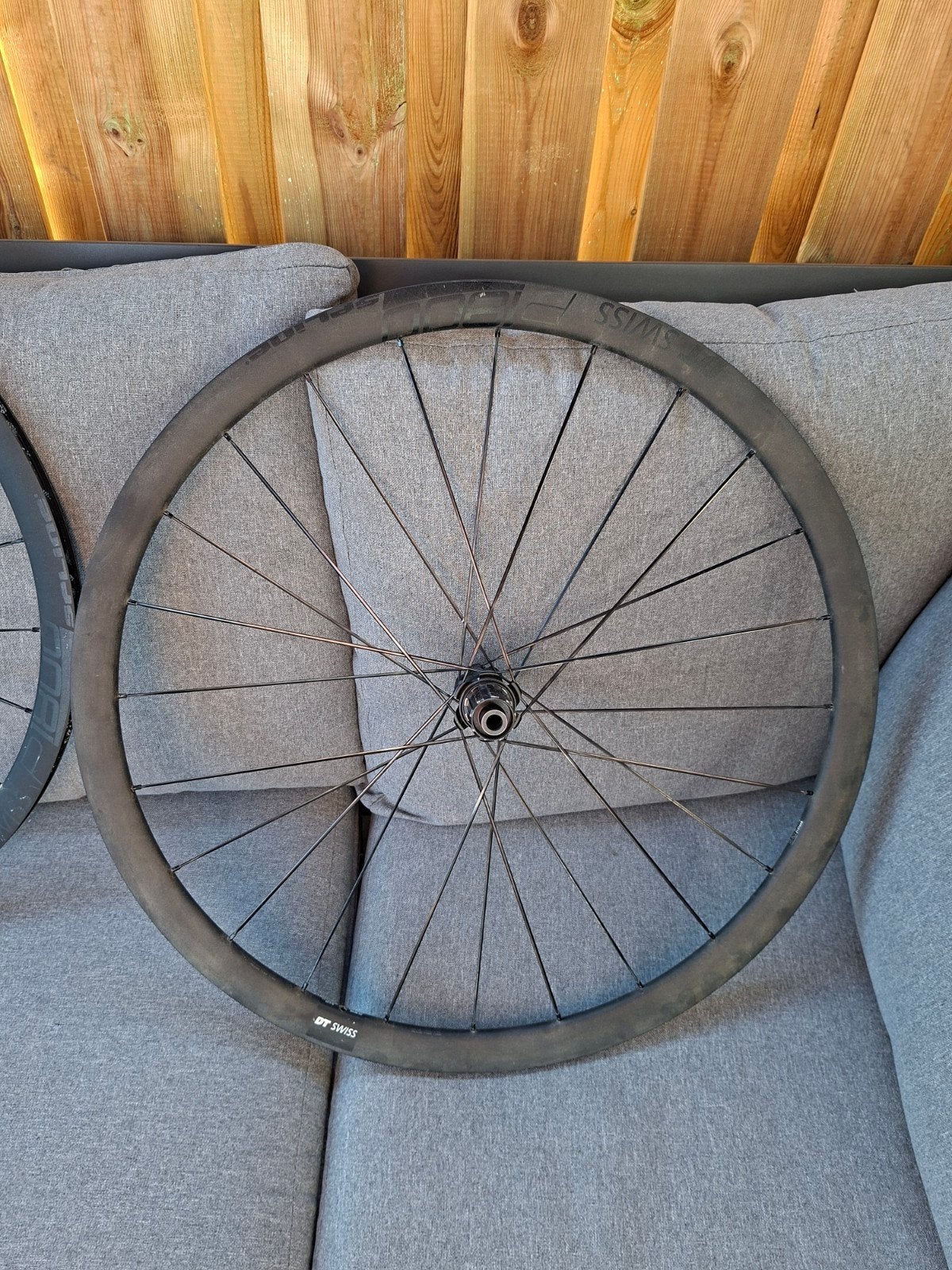 DT Swiss Spline Wielset 622x18 shimano schijfremmen, Gebruikt, DT Swiss, Aluminium, Racefiets