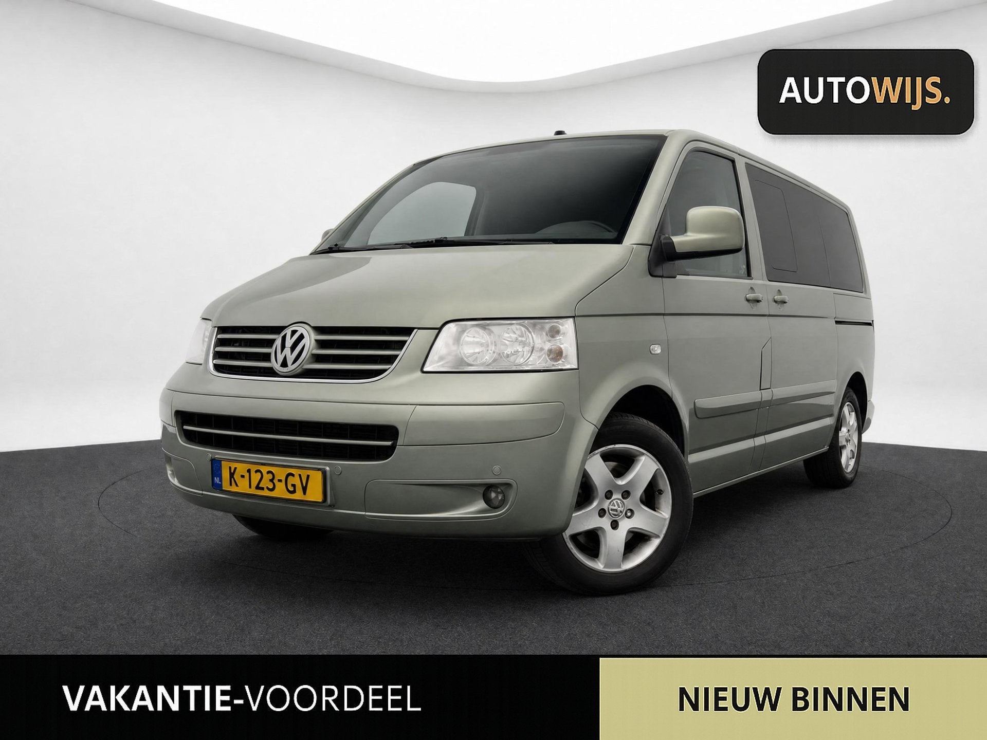 Volkswagen MULTIVAN TDI 2.5 NL-AUTO|TREKHAAK|SCHUIFDAK|6Pers, Caravans en Kamperen, Campers, Buscamper of Camperbus, Volkswagen
