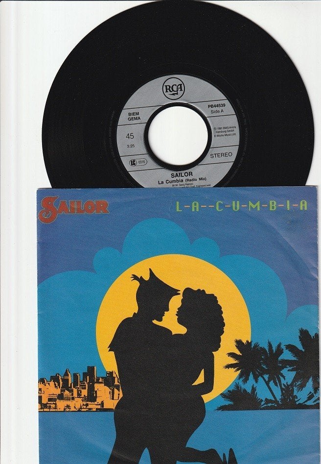 SAILOR - LA CUMBIA [RADIO MIX] //// LA CUMBIA [TROPICAL MIX], 7 inch, Zo goed als nieuw, Pop, Overige typen