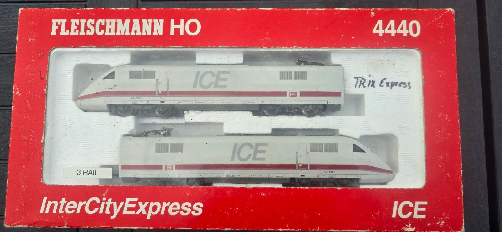 fleischmann 4440 /trix express H0 ICE in ovp., Gebruikt, Fleischmann, Ophalen of Verzenden, Gelijkstroom