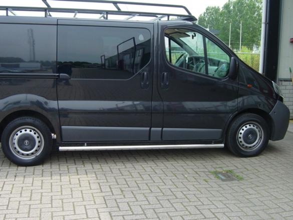 Nissan Primastar Sidebars rechte buis zonder plaat, Niet ingevuld, Niet ingevuld, Niet ingevuld