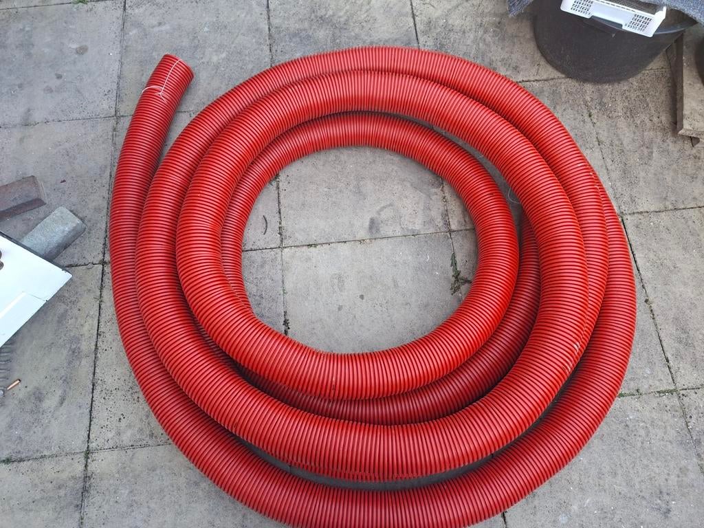 18 meter Mantelbuis / Trekbuis met trekdraad 125mm doorsnee, Doe-het-zelf en Verbouw, Elektra en Kabels, Ophalen, Nieuw, Kabel of Snoer