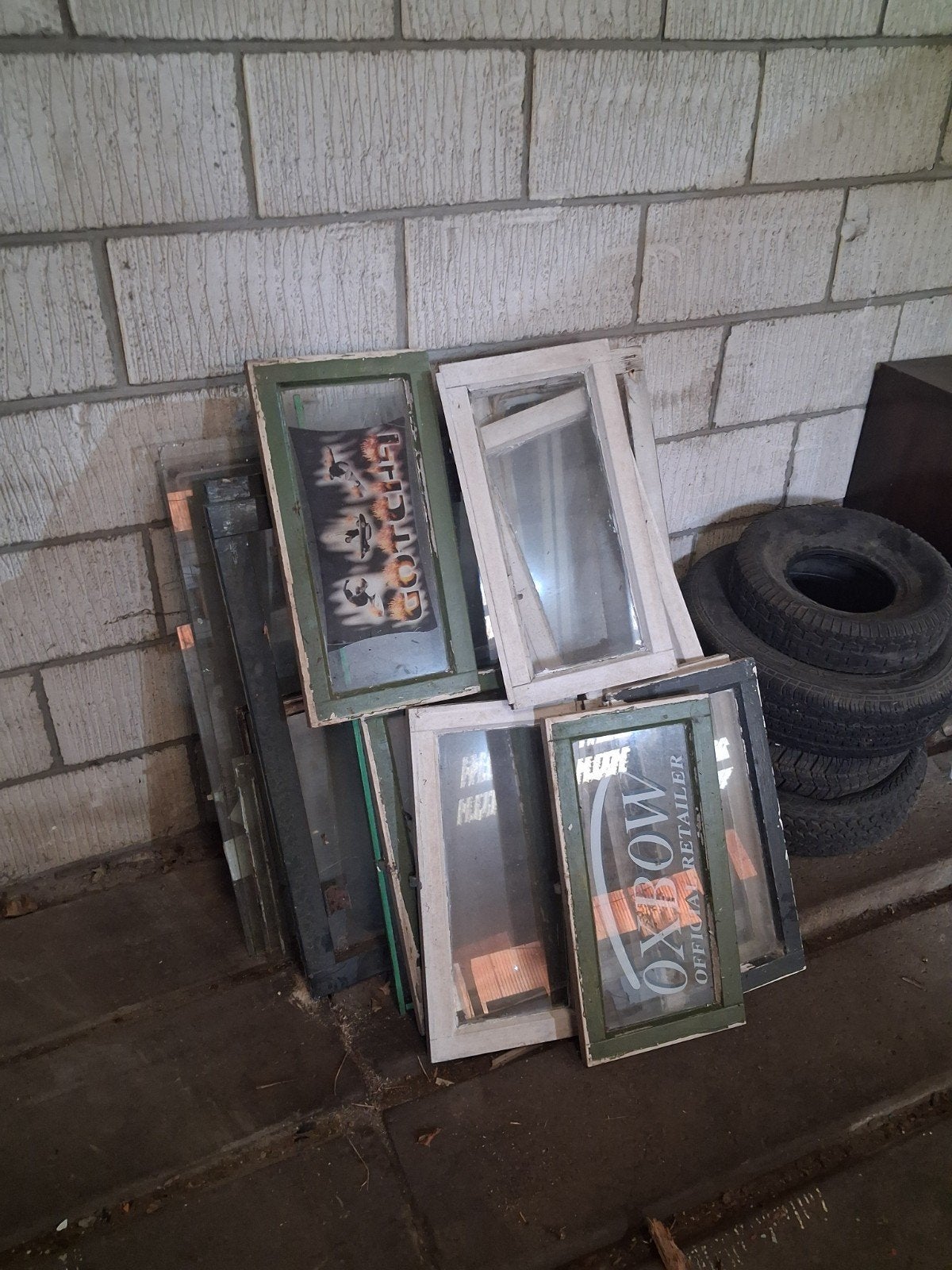 gratis af te halen glas en ramen enkelglas en dubbelglas, Doe-het-zelf en Verbouw, Ophalen, Gevelraam of Ruit, Gebruikt, Minder dan 80 cm