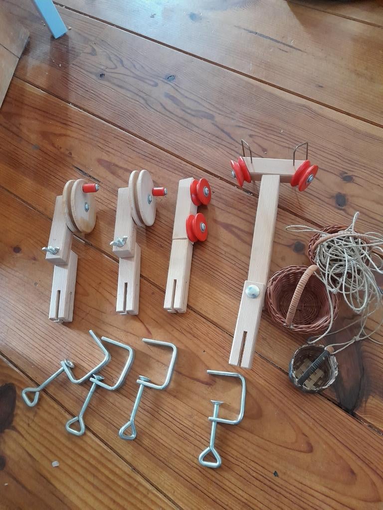 Kraul speelgoed kabelbaan hout, Ophalen of Verzenden, Zo goed als nieuw