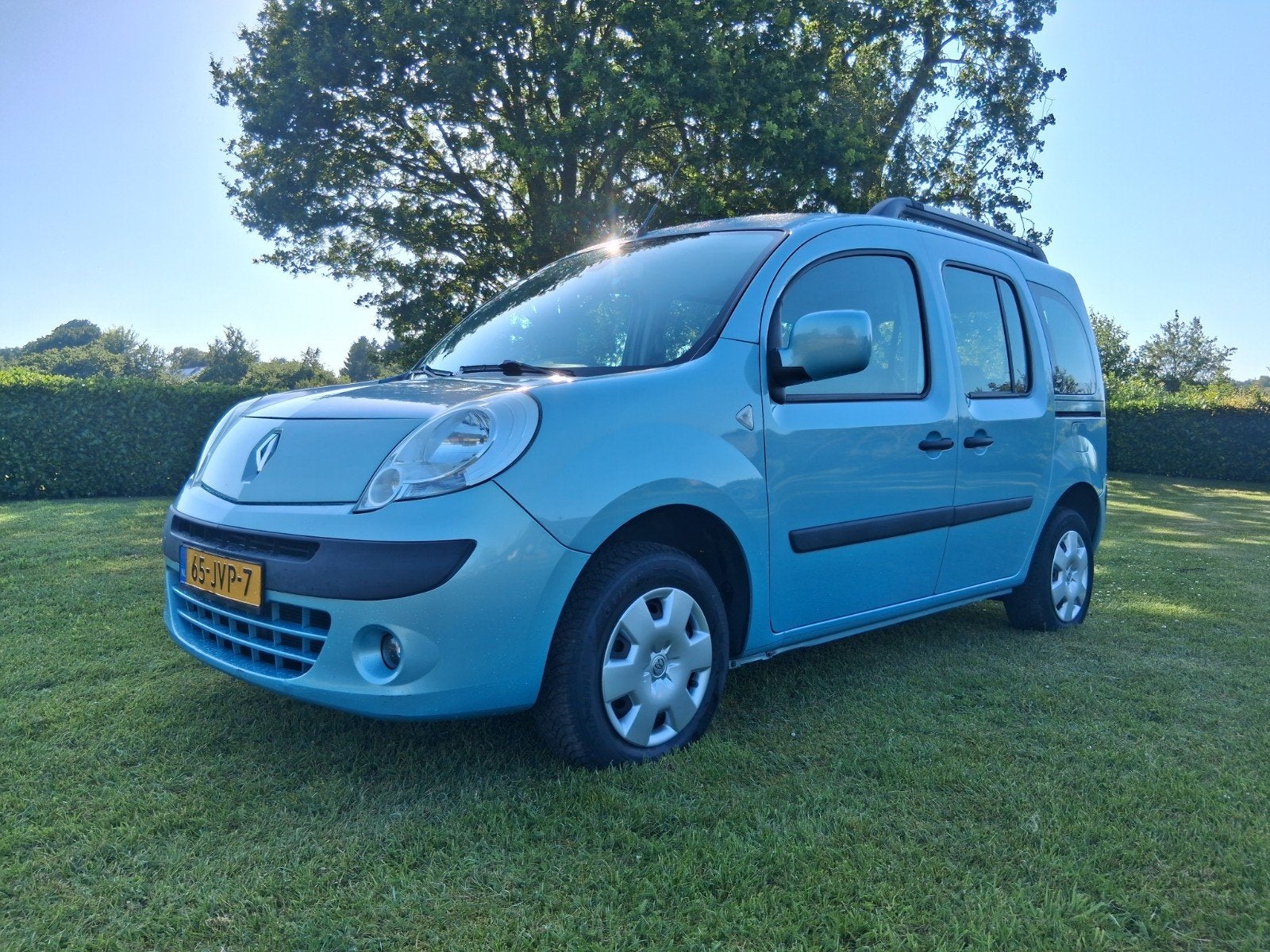 Renault Kangoo 1.6 16V 78KW Family 2009 Blauw, 4 cilinders, Blauw, Origineel Nederlands, 75 €/maand