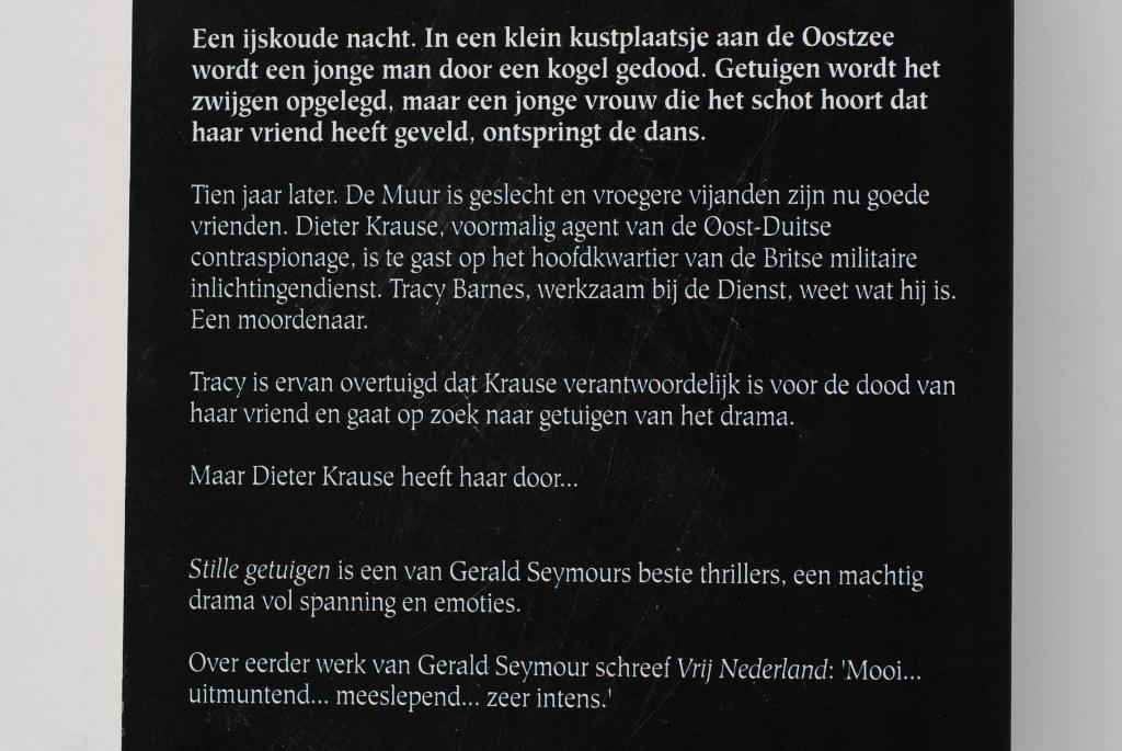 Stille getuigen - Gerald Seymour (1998), Verzenden, Zo goed als nieuw