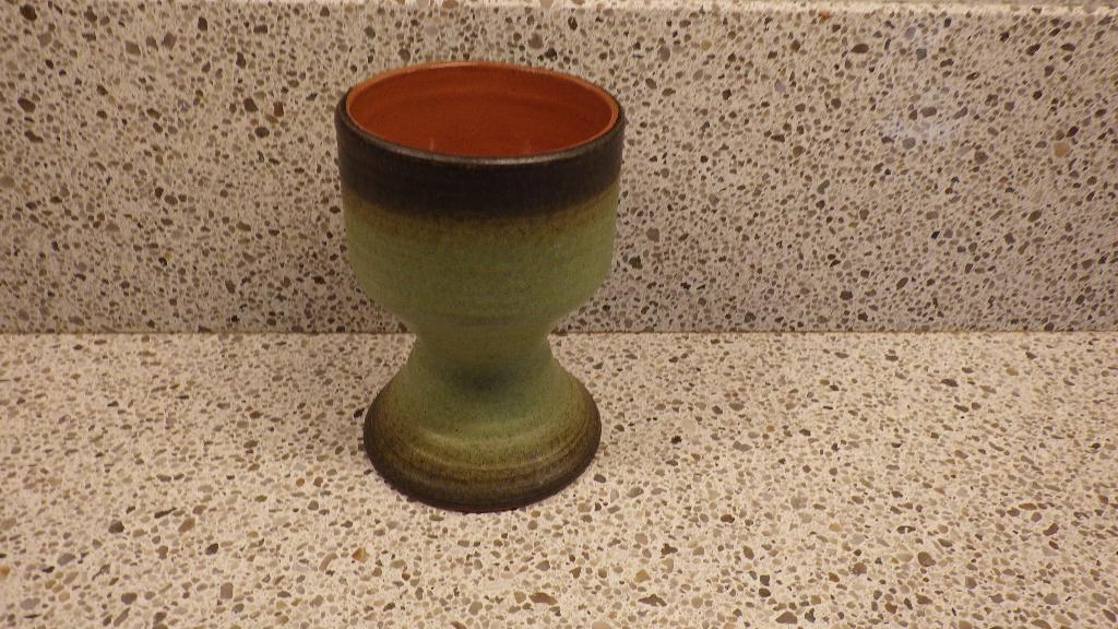mooi retro overpot in groentint, Ophalen of Verzenden, Overige typen