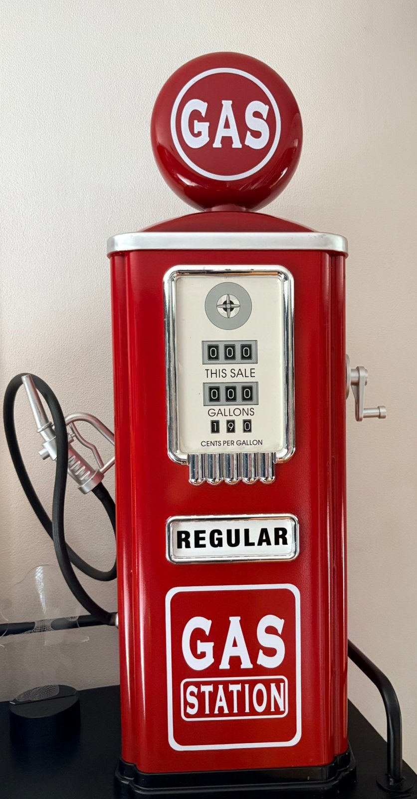 Decoratie benzinepomp, Ophalen, Huis en Inrichting