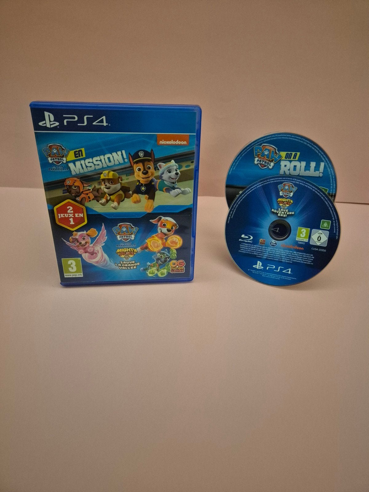 Paw Patrol: On a Roll! & Mighty Pups Save Adventure Bay, Avontuur en Actie, Gebruikt, 1 speler, Outright Games