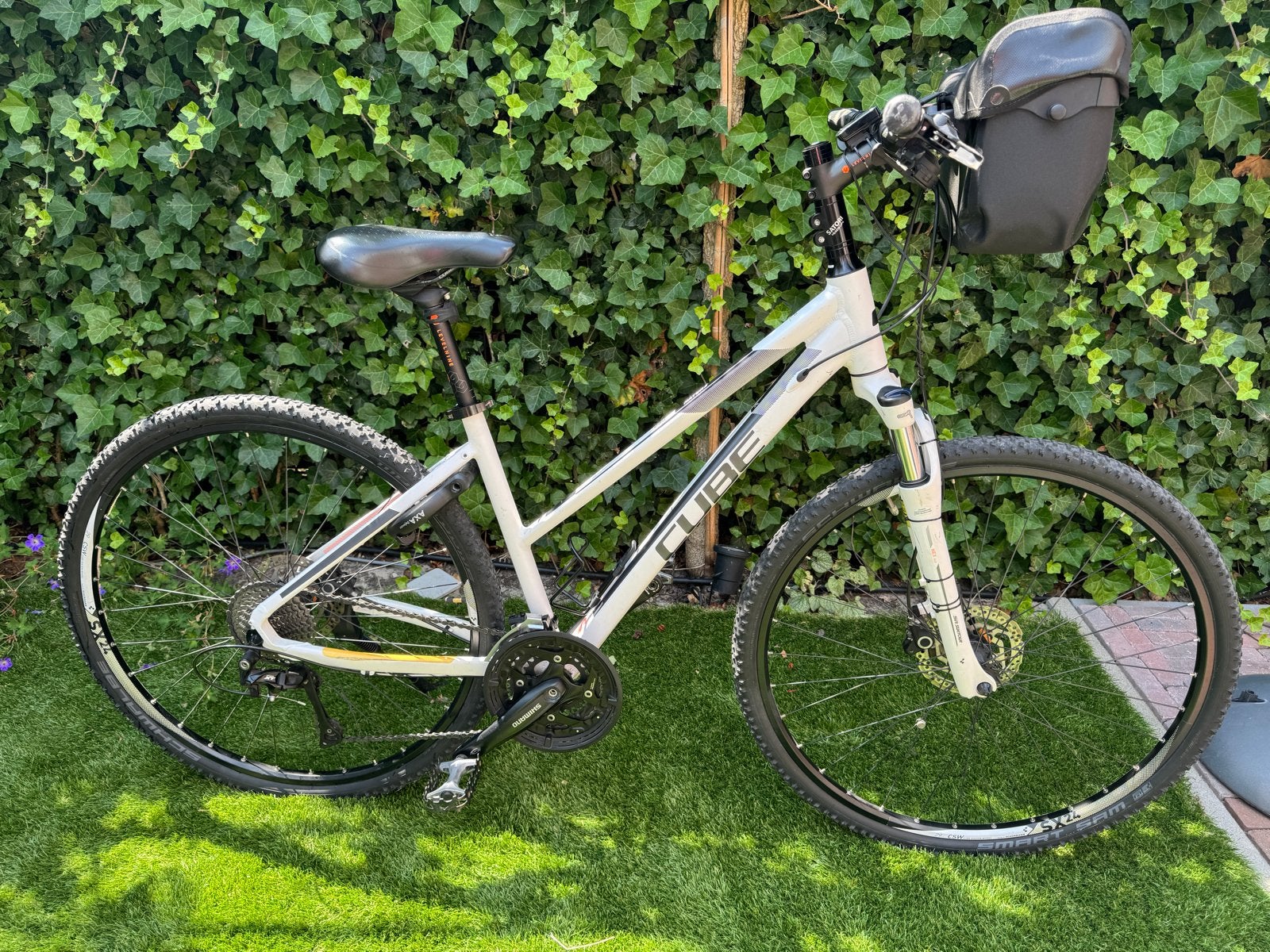 CUBE Nature Pro damesfiets, 28 inch, Zo goed als nieuw, Schijfrem, Ophalen