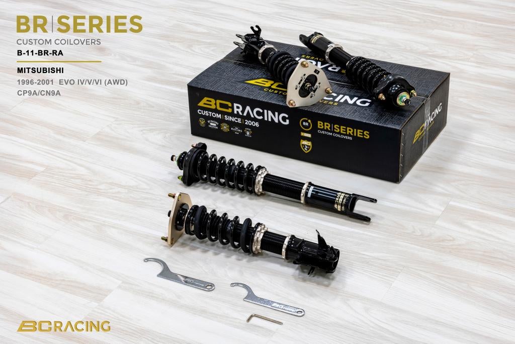 BC Racing schroefset BR-RA serie Mitsubishi Evolution 4 5 6, Auto diversen, Tuning en Styling, Ophalen of Verzenden