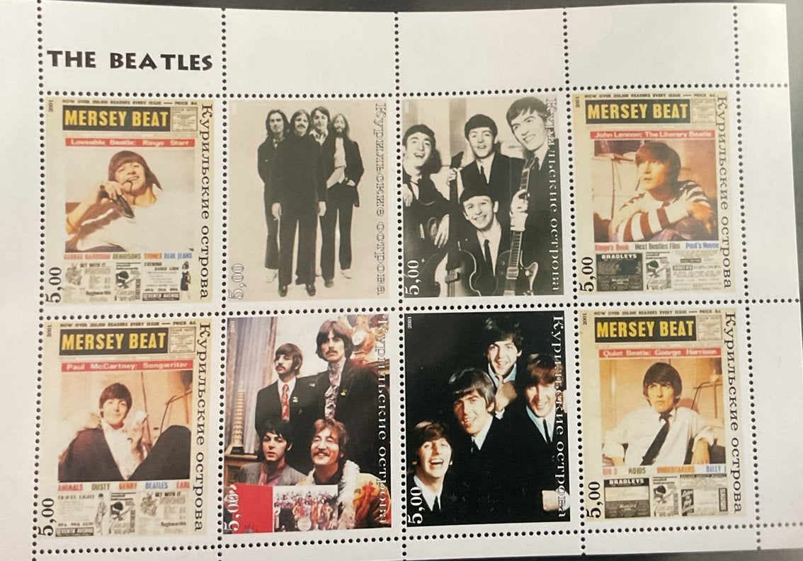 The Beatles Postzegelvel - Mersey Beat Editie, Verzenden, Postfris, Overige thema's