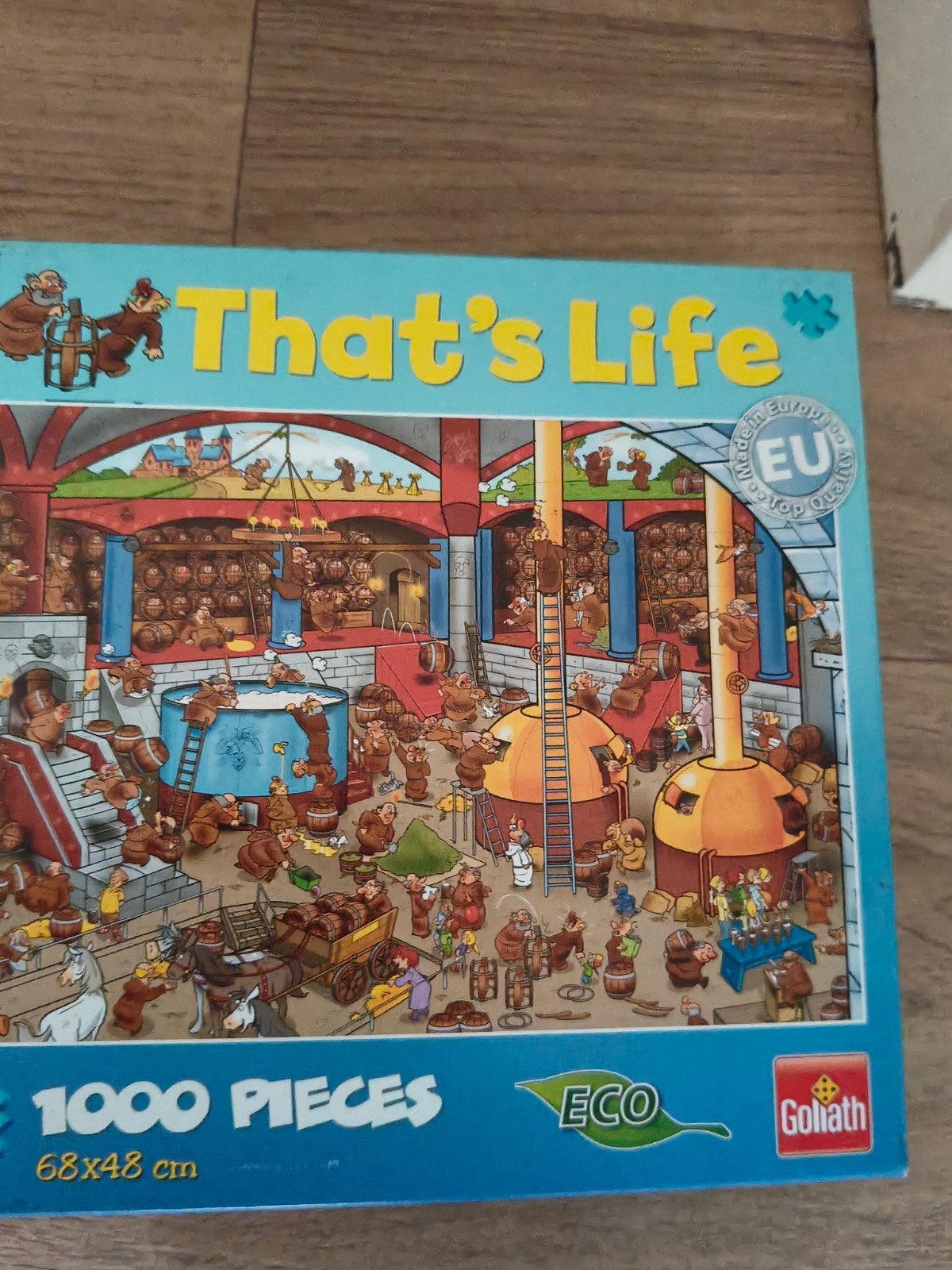 de chocolade fabriek, Ophalen, 500 t/m 1500 stukjes, Zo goed als nieuw, Legpuzzel