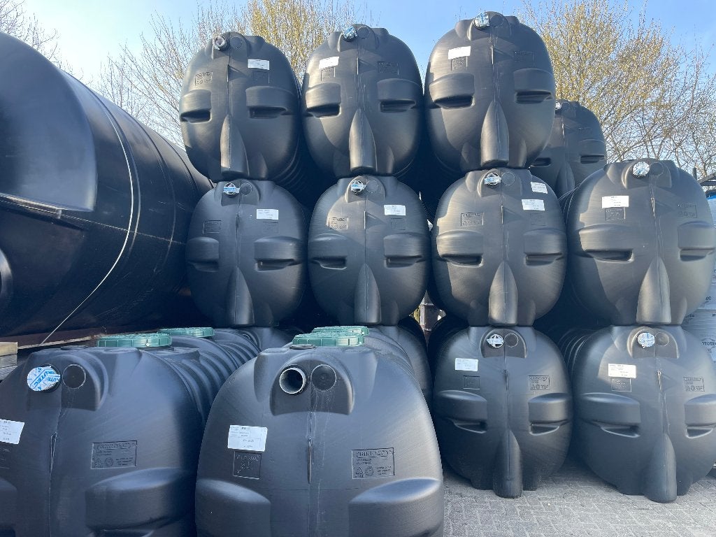 Septic tank 6000 liter - 2 x 3000 liter geschakeld  € 1825,-, Tuin en Terras, Regentonnen, Kunststof, 150 liter of meer, Rototec/ricutec