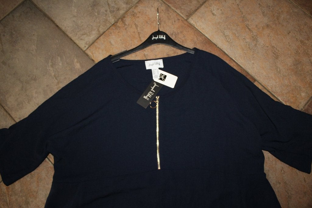 Joseph Ribkoff chique donkerblauwe losvallende jurk mt 48, Kleding | Dames, Blauw, ., Maat 46/48 (XL) of groter, Joseph Ribkoff