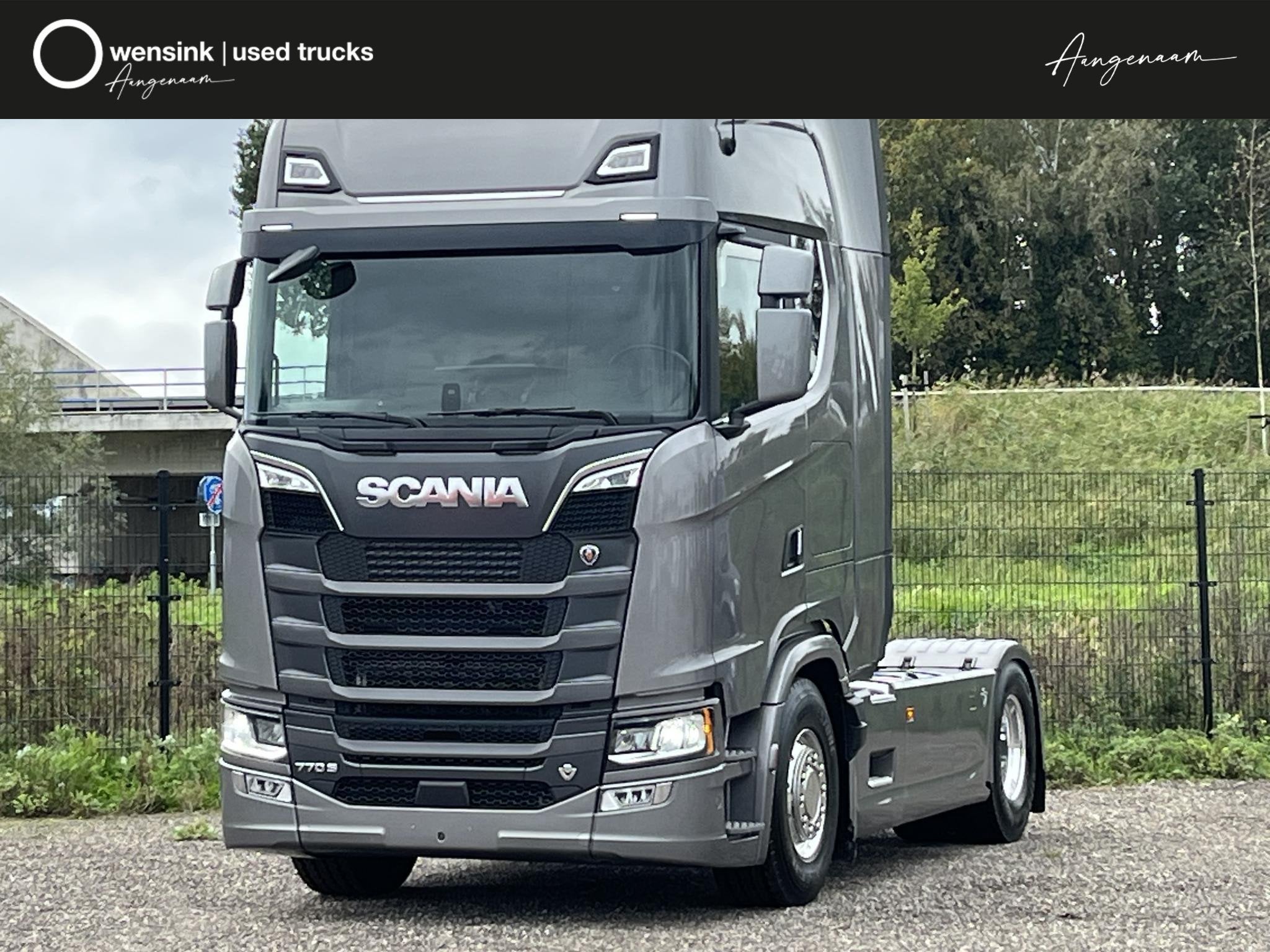 Scania S770 V8 4x2 | Full Air | Retarder | Alloy | Leather, Auto's, Automaat, Stof, Scania, Bedrijf