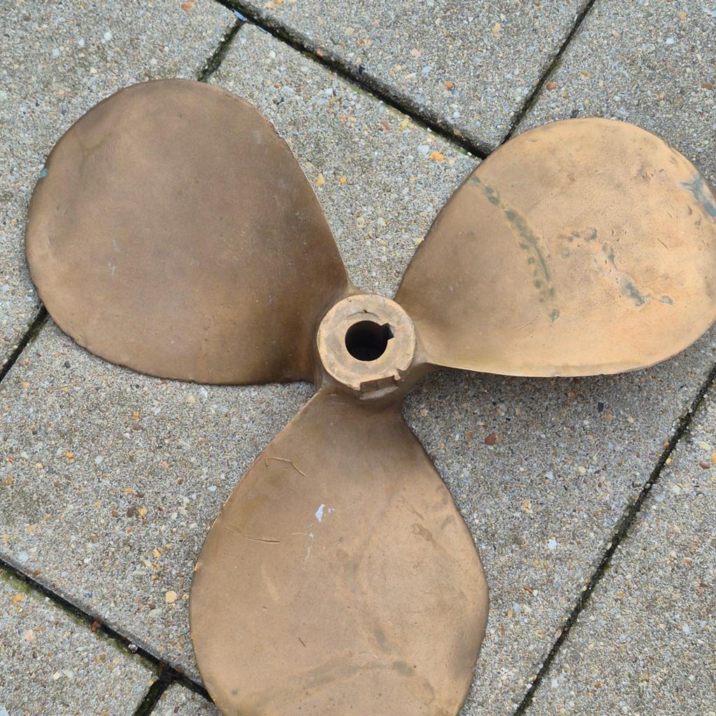 Bronzen scheepsschroef 3-blads, Watersport en Boten, Bootonderdelen, Ophalen of Verzenden