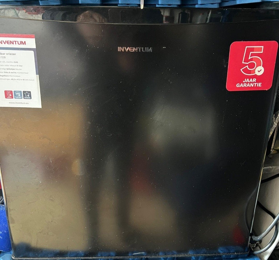 Inventum Mini Vriezer - Stil & Compact (31L), Witgoed en Apparatuur, Minder dan 85 cm, Minder dan 60 cm, Zo goed als nieuw, Vrijstaand
