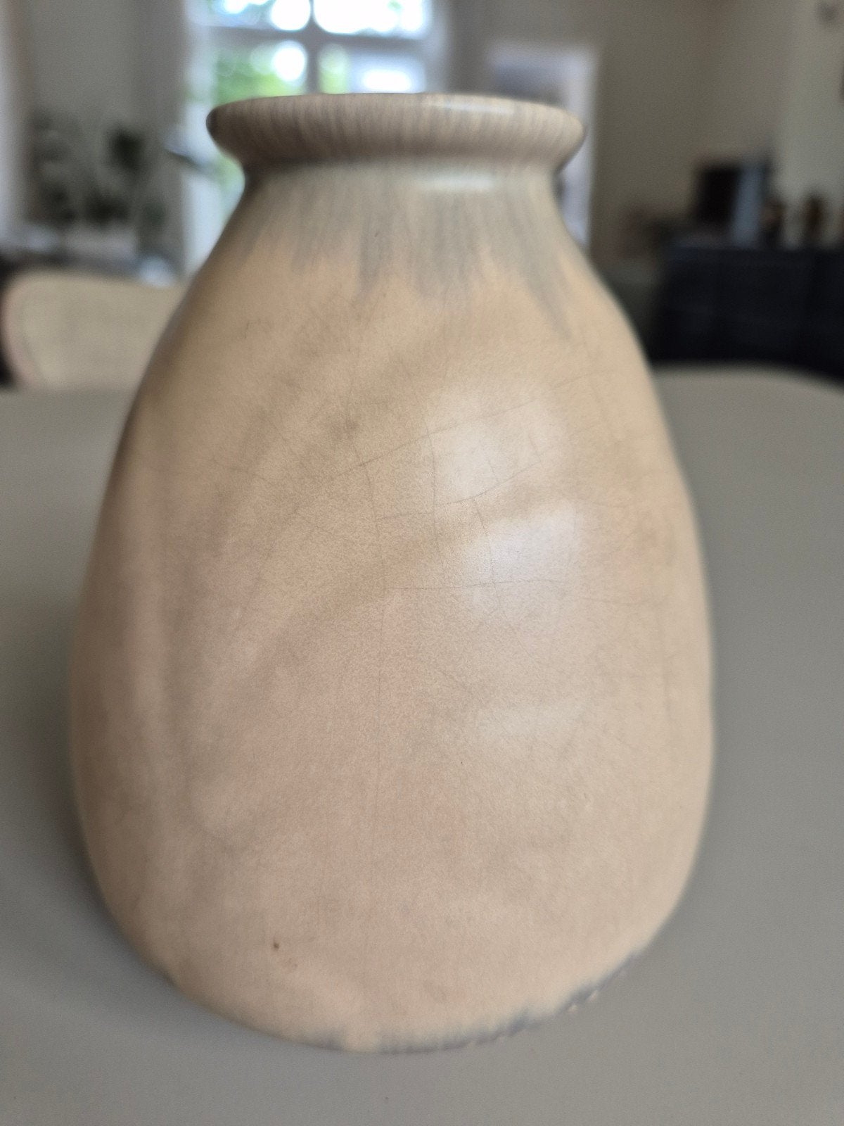 Velsen reliëf vaas model 160, craquelé glazuur, 1930, Antiek en Kunst, Ophalen of Verzenden