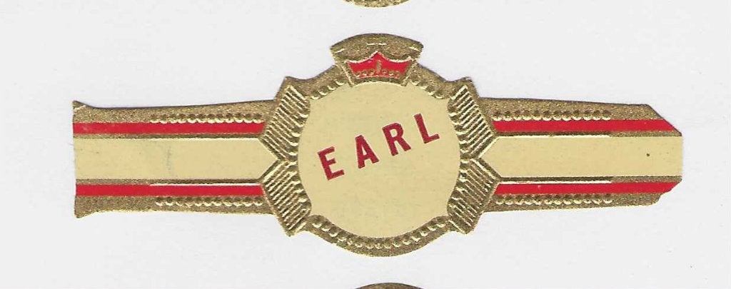reclamen no 50 -  earl, Ophalen of Verzenden, Sigarenbandjes