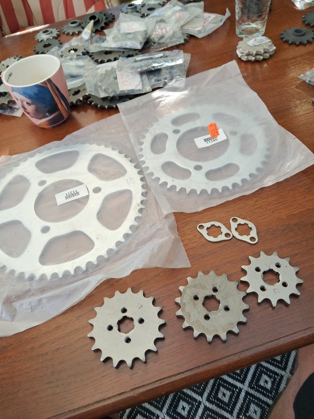 Te koop Nieuwe tandwielen Honda mt mb mtx sh, Fietsen en Brommers, Ophalen of Verzenden, Nieuw, Overige typen