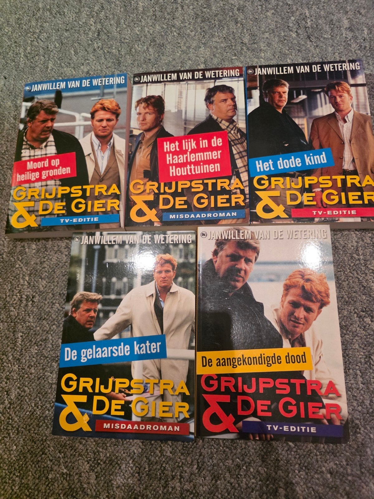 5x Serie grijpstra&de gier schrijver jan willen van der wete, Ophalen of Verzenden, Zo goed als nieuw, Janwillem van de Wetering