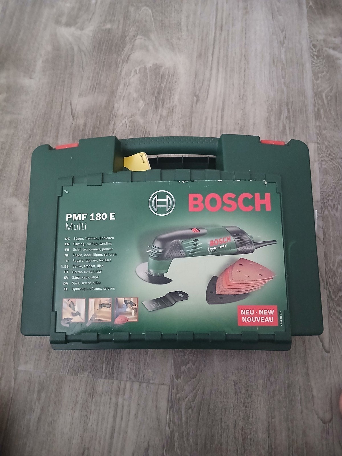 Bosch PMF 180 E Multi-schuurmachine met accessoires, Ophalen of Verzenden, Gebruikt, Minder dan 600 watt, Overige typen