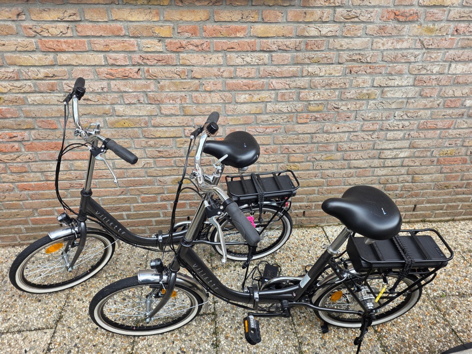 2x Villette opvouwbare elektrische fietsen met 2 accu's, Fietsen en Brommers, Ophalen, Zo goed als nieuw, Overige merken