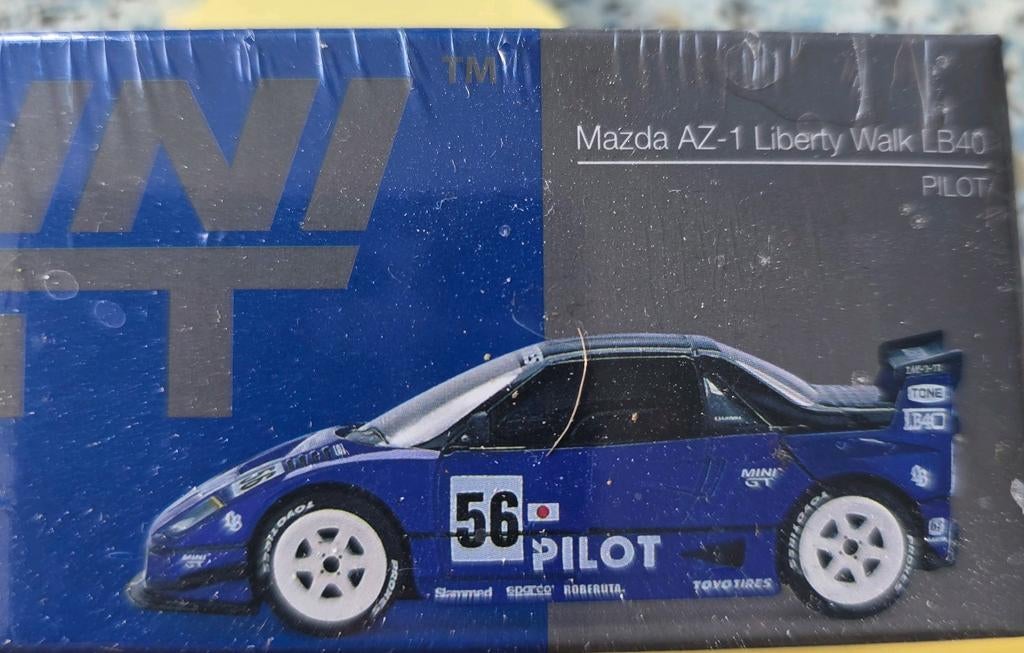 Mini GT Mazda AZ-1 Liberty Walk LB40, Ophalen of Verzenden, Mini gt, Onbekend, Onbekend